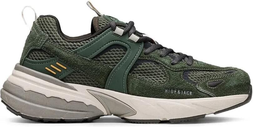 Hide&Jack Running 2000 sneakers met vlakken Groen