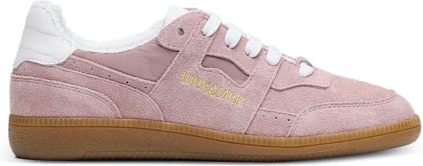 Hide&Jack Shaggy Powder sneakers met vlakken Roze