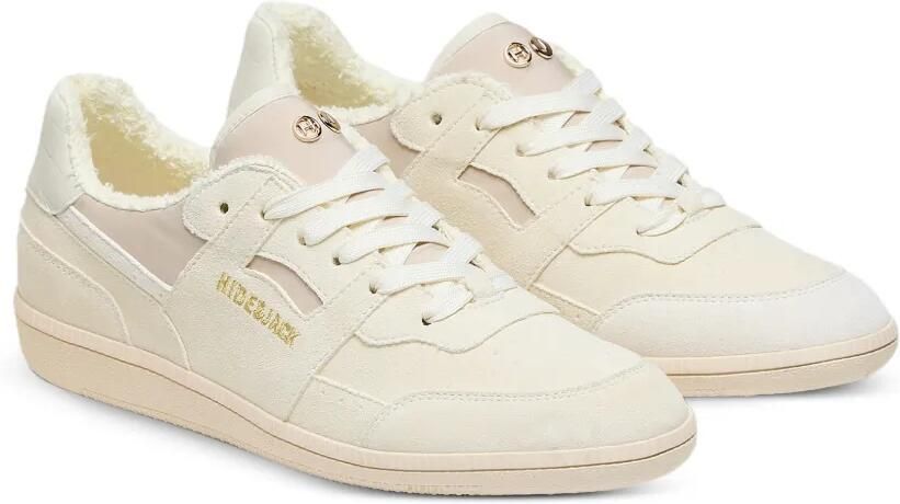 Hide&Jack Shaggy sneakers met vlakken Beige