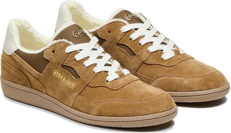 Hide&Jack Shaggy sneakers met vlakken Bruin - Foto 4