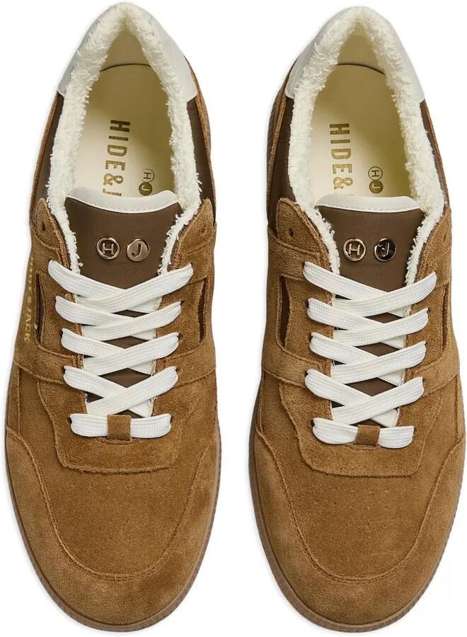 Hide&Jack Shaggy sneakers met vlakken Bruin - Foto 3