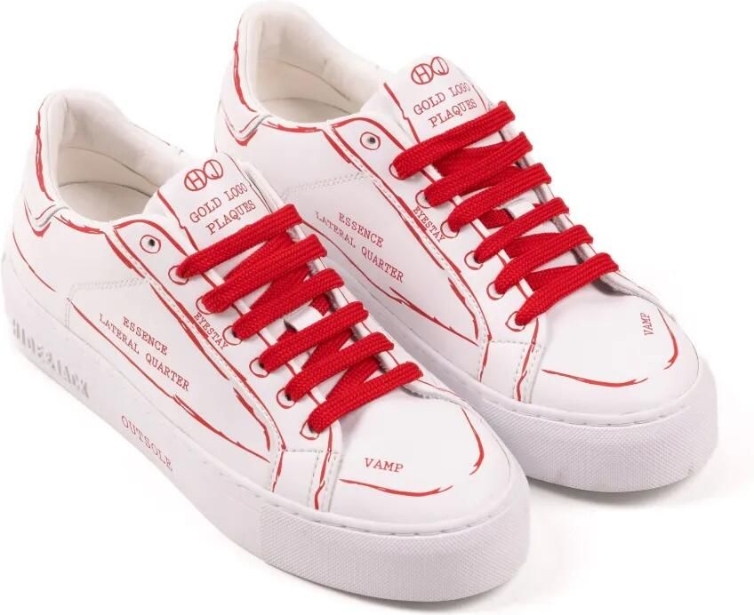 Hide&Jack Sky Construction sneakers Wit - Foto 3