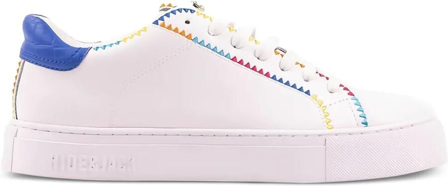 Hide&Jack Sky leren low-top sneakers Wit