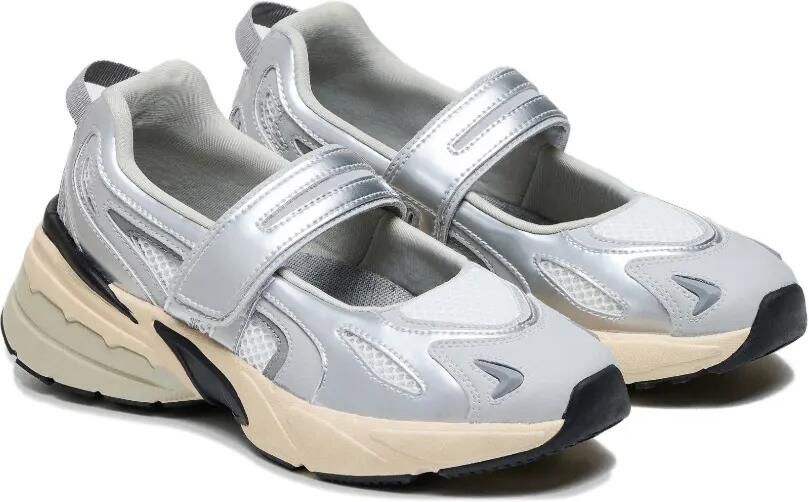 Hide&Jack Sneakers met bandje Zilver - Foto 4