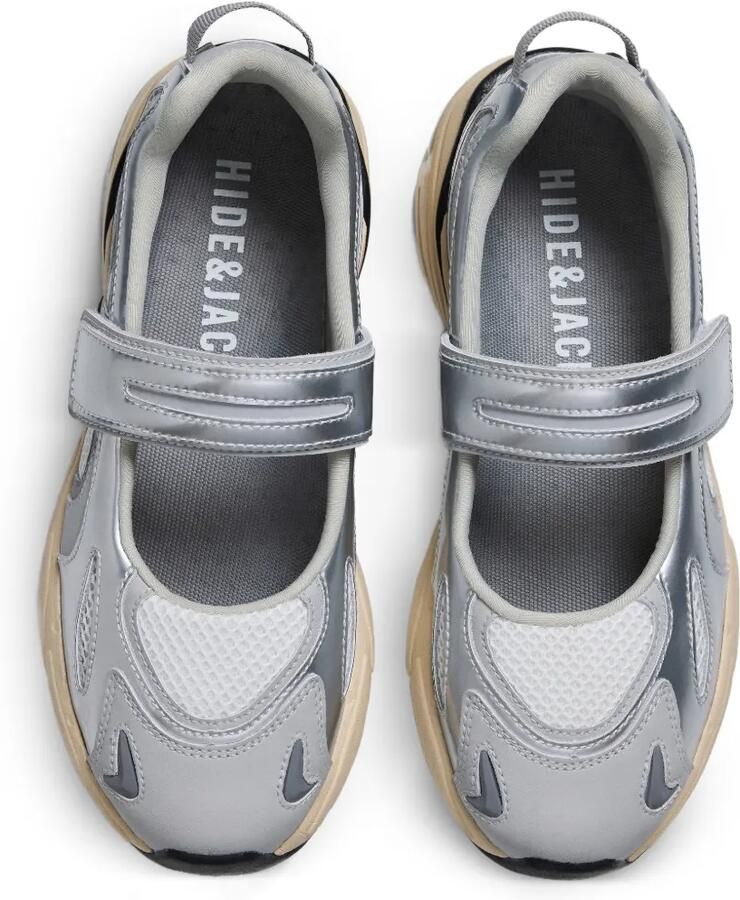 Hide&Jack Sneakers met bandje Zilver - Foto 3
