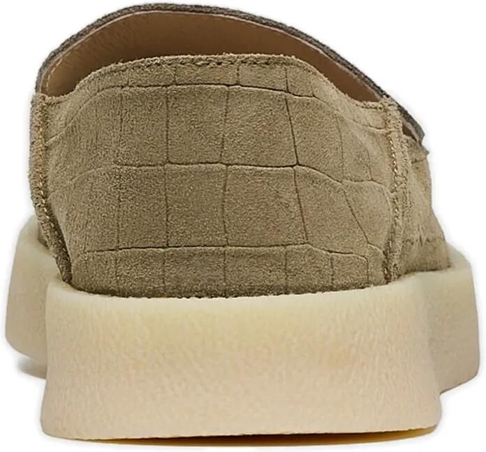 Hide&Jack Sneakers met krokodillen-reliëf Groen