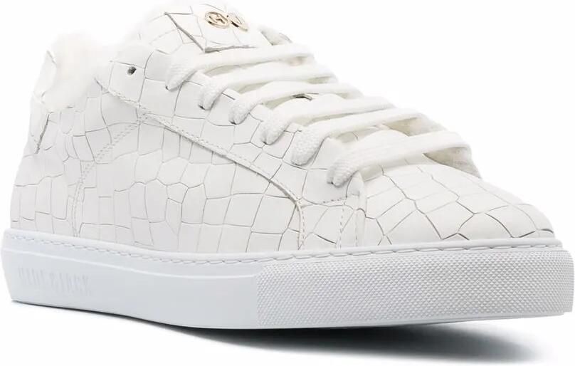 Hide&Jack Sneakers met krokodillenleer-effect Wit - Foto 2