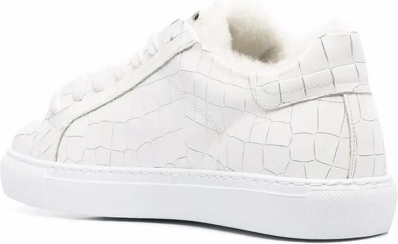 Hide&Jack Sneakers met krokodillenleer-effect Wit - Foto 3