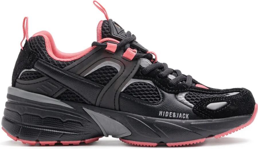 Hide&Jack Sneakers met logodetail Zwart