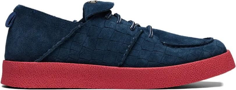 Hide&Jack Sneakers met plateauzool en textuur Blauw