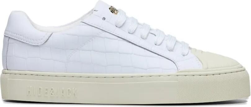 Hide&Jack Sneakers met reliëf Wit