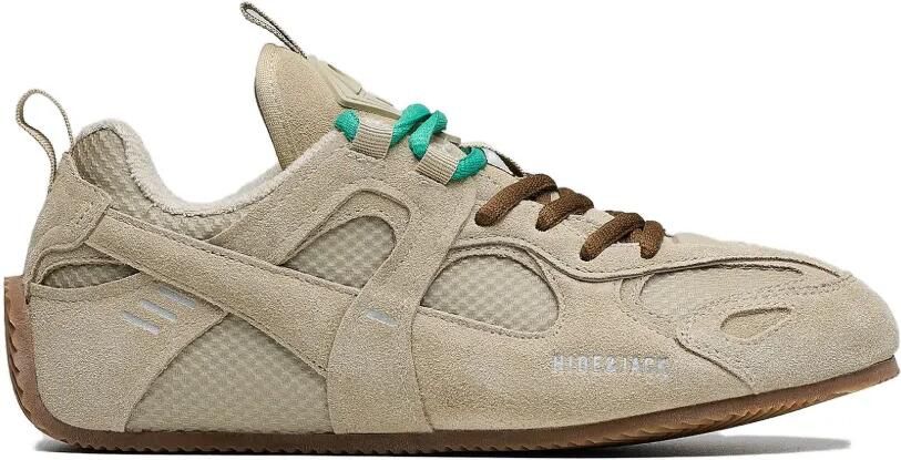 Hide&Jack Sneakers met vlakken en veters Grijs
