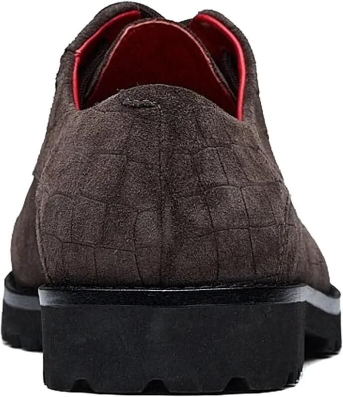 Hide&Jack Spencer derby veterschoenen met krokodillen-reliëf Bruin - Foto 4