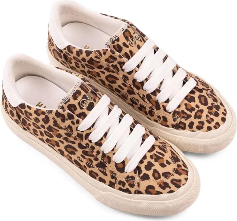 Hide&Jack Toby sneakers met luipaard-print Bruin