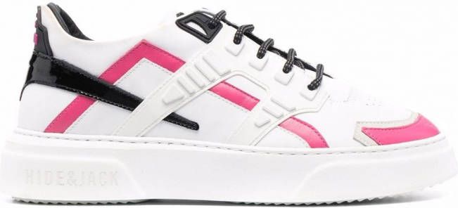 Hide&Jack Mini Silverstone low-top sneakers Wit