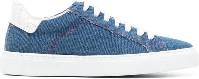 Hide&Jack Essence denim sneakers Blauw