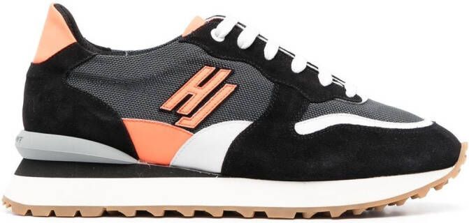 Hide&Jack Sneakers met logopatch Zwart