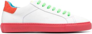 Hide&Jack Sneakers met contrasterende zool Wit