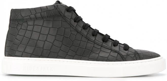 Hide&Jack Essence Croco sneakers Zwart