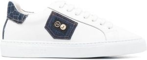 Hide&Jack Sneakers met logopatch Wit