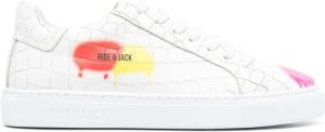 Hide&Jack Sneakers met logoprint Wit