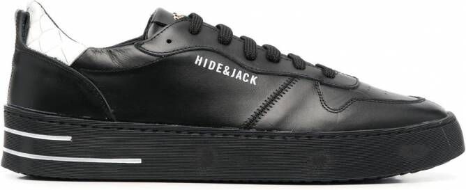 Hide&Jack Sneakers met logoprint Zwart