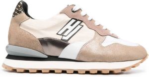 Hide&Jack Sneakers met vlakken Beige