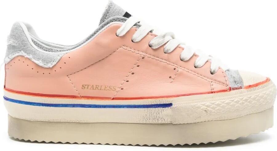 Hidnander Starless sneakers met plateauzool Roze