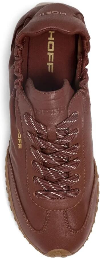 Hoff Bridge leren sneakers met ruches Bruin - Foto 5