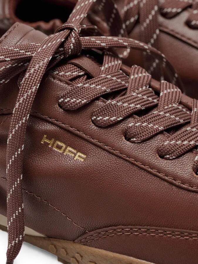 Hoff Bridge leren sneakers met ruches Bruin - Foto 2