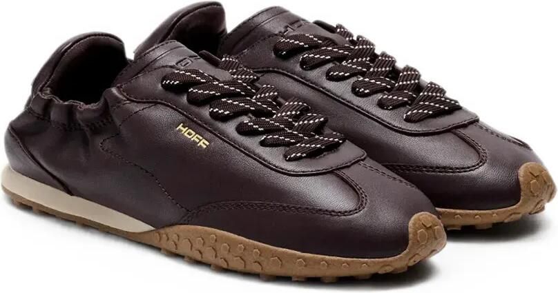Hoff Bridge logoprint low-top sneakers Bruin - Foto 5