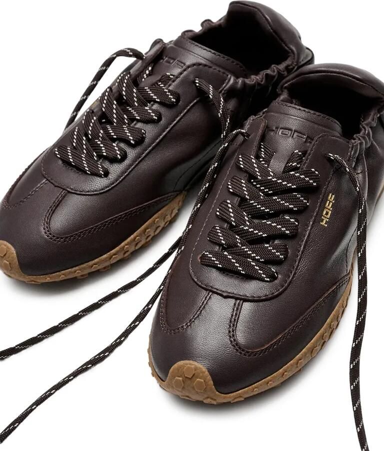 Hoff Bridge logoprint low-top sneakers Bruin - Foto 2