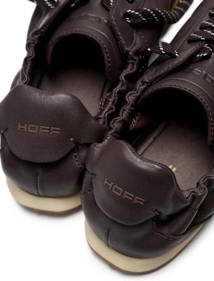 Hoff Bridge logoprint low-top sneakers Bruin - Foto 4