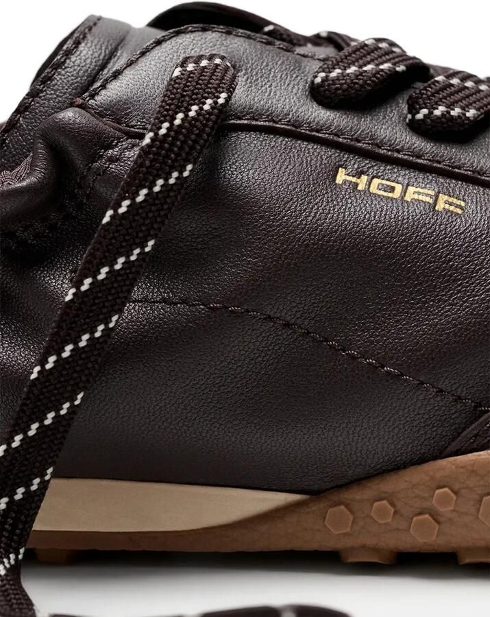 Hoff Bridge logoprint low-top sneakers Bruin - Foto 3