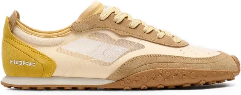 Hoff Bridge mesh sneakers met suède afwerking Beige