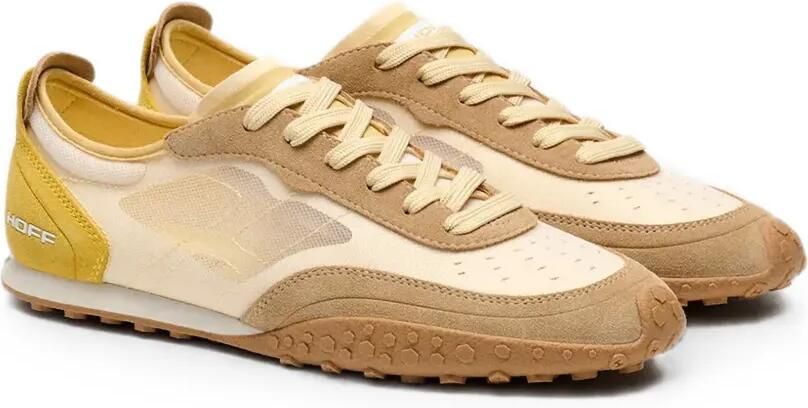 Hoff Bridge mesh sneakers met suède afwerking Beige - Foto 3