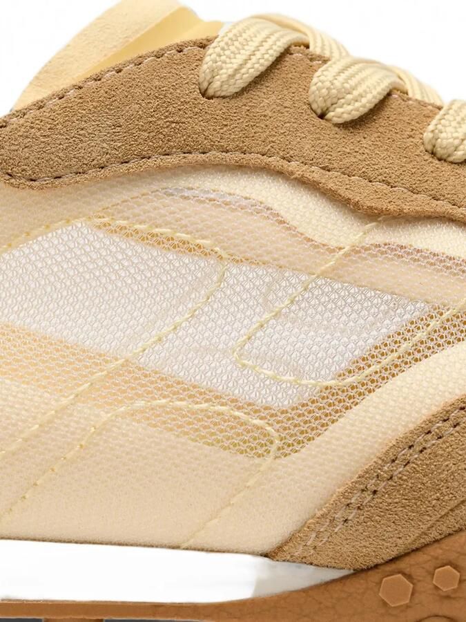 Hoff Bridge mesh sneakers met suède afwerking Beige - Foto 2