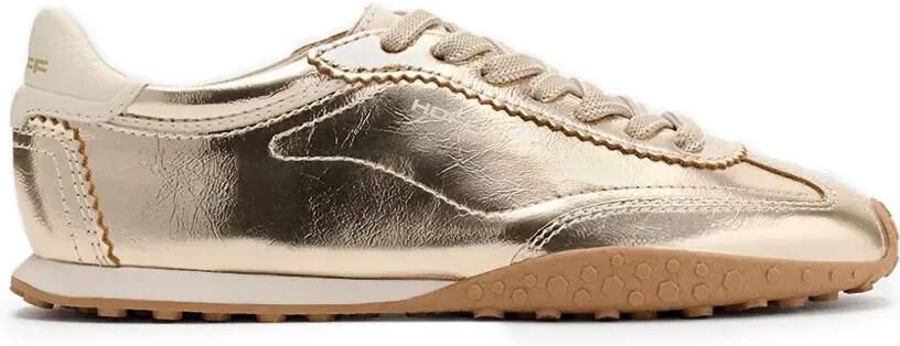 Hoff Bridge metallic sneakers met gewelfde afwerking Goud