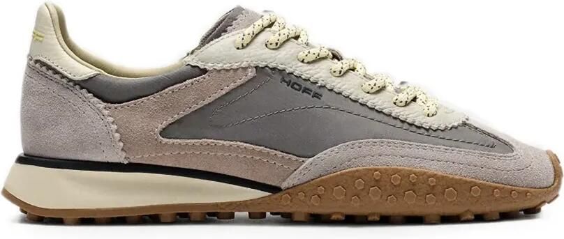 Hoff Bridge MKII leren sneakers met vlakken Grijs