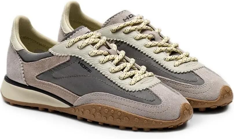 Hoff Bridge MKII leren sneakers met vlakken Grijs - Foto 4