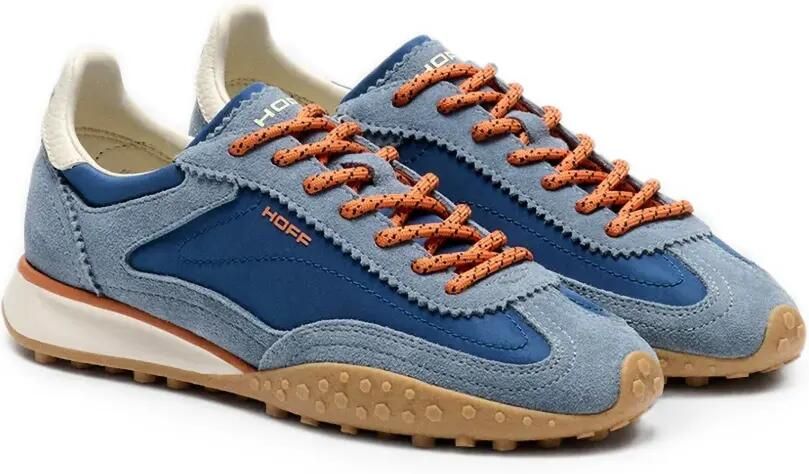 Hoff Bridge MKII sneakers met suède afwerking en vlakken Blauw - Foto 4