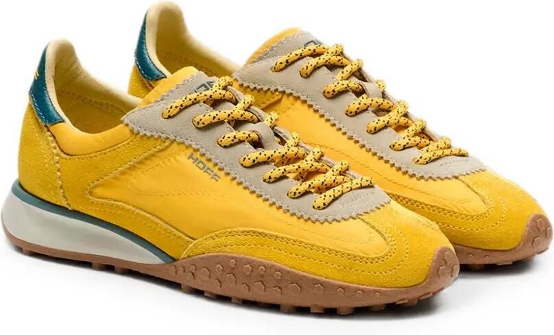 Hoff Bridge MKII sneakers met suède vlakken Geel - Foto 4