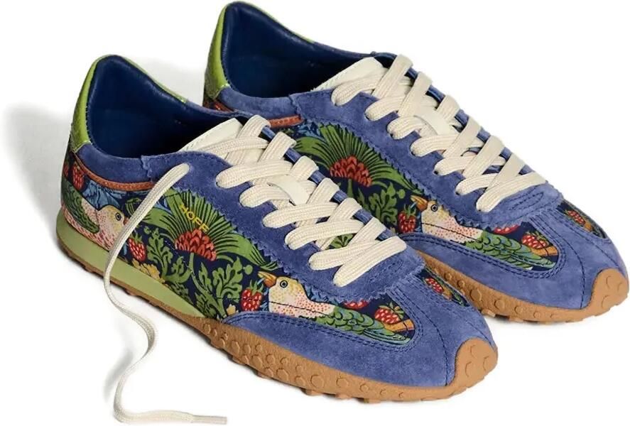 Hoff Bridge Morris sneakers met bloemenprint Blauw