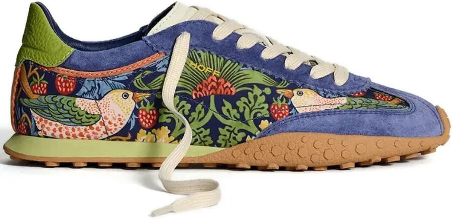 Hoff Bridge Morris sneakers met bloemenprint Blauw - Foto 4