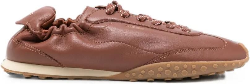 Hoff Bridge nappa leren sneakers Bruin