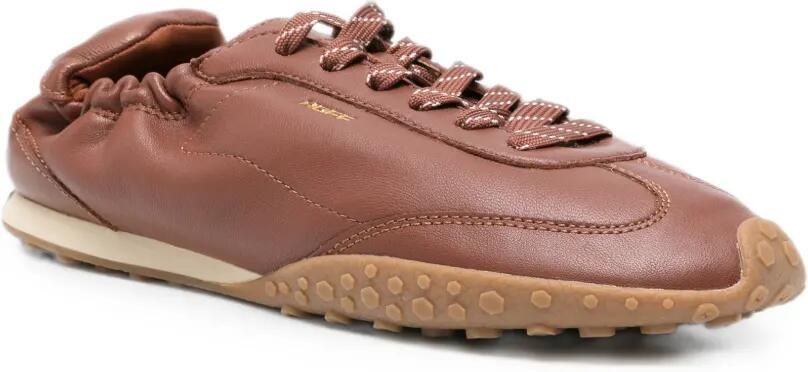 Hoff Bridge nappa leren sneakers Bruin - Foto 3