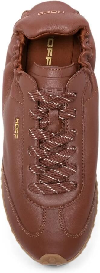 Hoff Bridge nappa leren sneakers Bruin - Foto 4