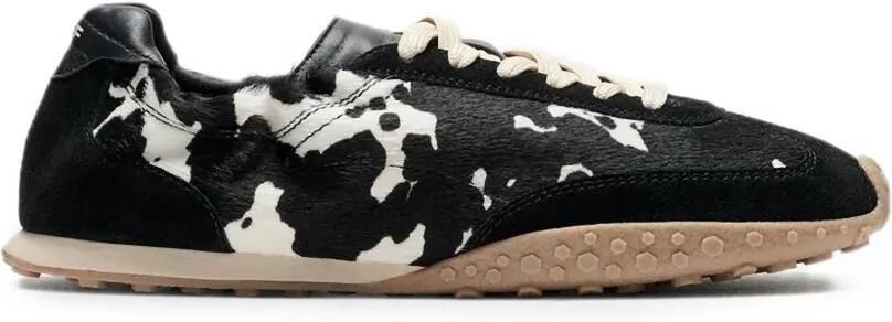 Hoff Bridge sneakers met dierenprint en vlakken Zwart