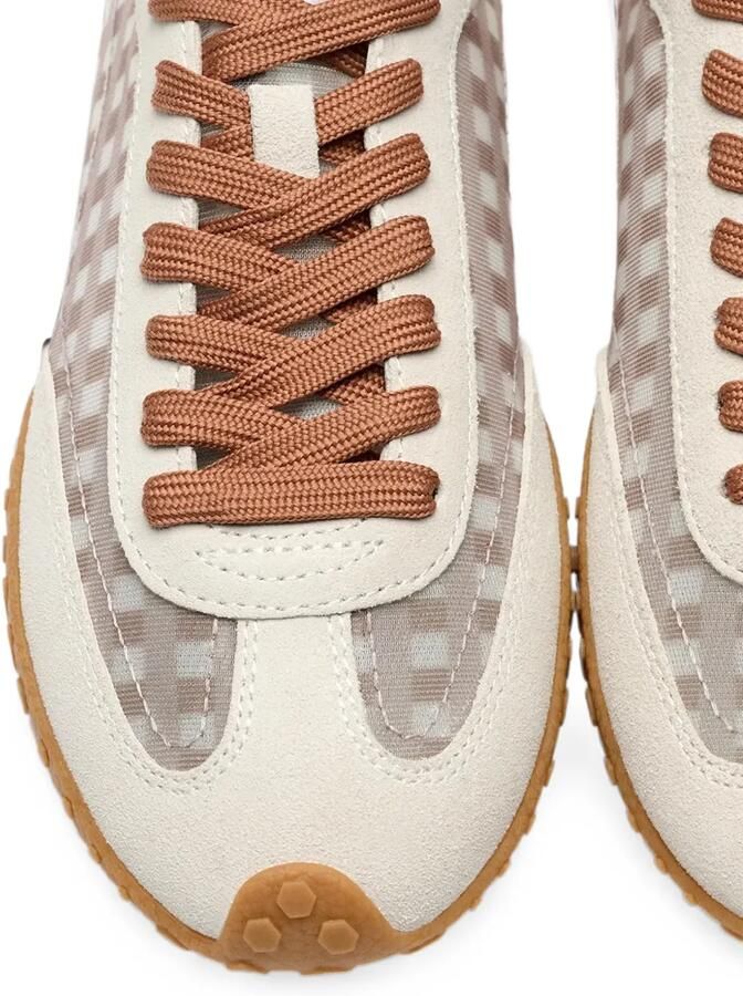 Hoff Bridge sneakers met gingham-ruit en vlakken Wit - Foto 4
