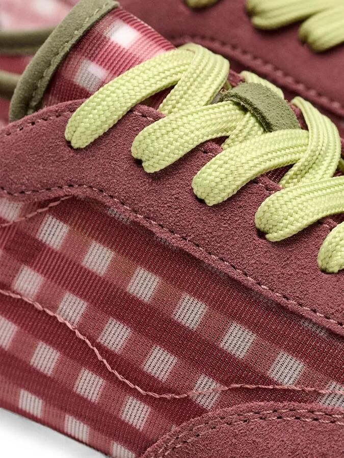 Hoff Bridge sneakers met gingham-ruit Roze - Foto 3